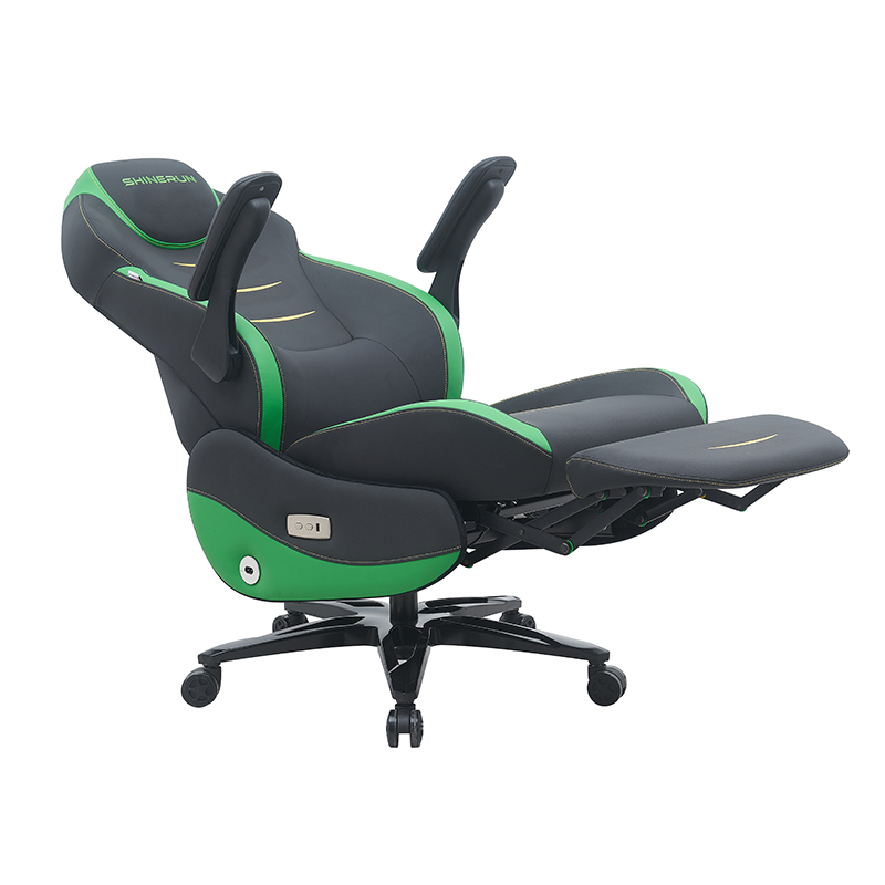 XL-6683 Scaun de gaming cu spatar electric reglabil, suport pentru picioare