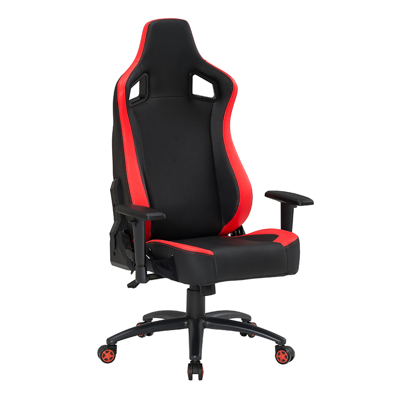 XL-2299-2 Scaun de gaming Wright cu 4 trepte, negru și roșu